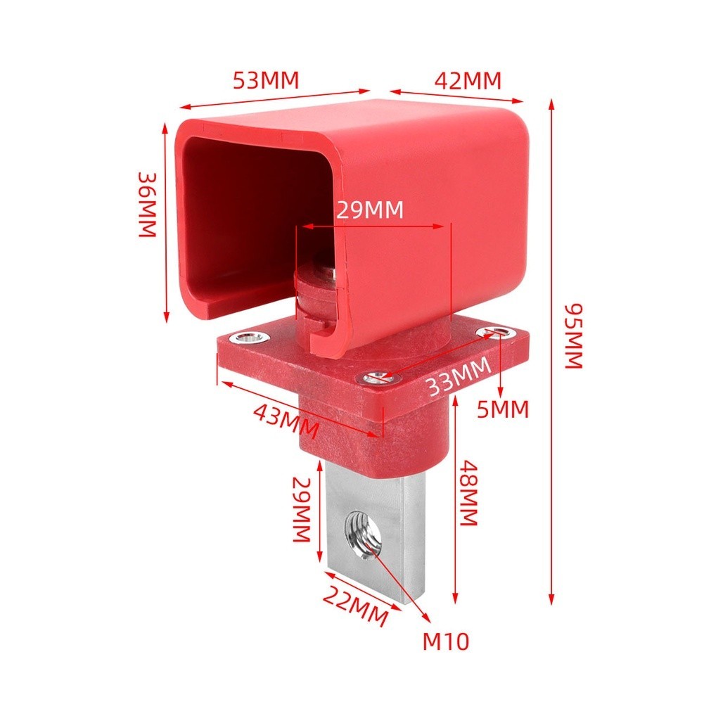 PA66 Connector 300A T-Type Terminal 300A Current Rating For Solar Power Systems