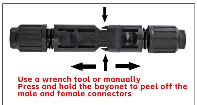 50 Pairs PV Connector 1000V DC 30A Male Female for 2.5/4/6mm² For Solar Cable