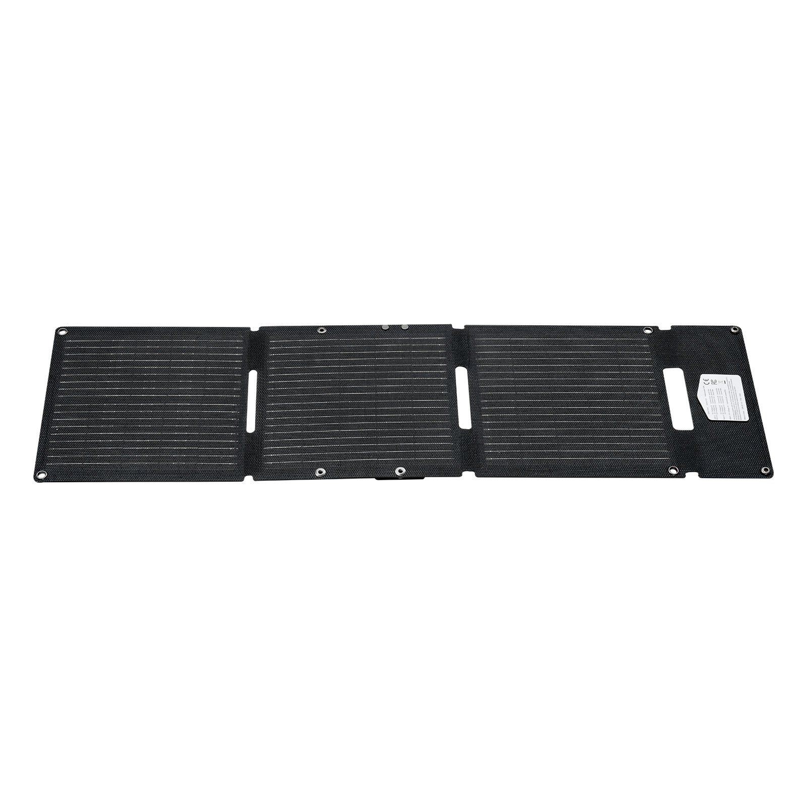 30W Foldable Solar Charger: N-Type Mono, USB-A/QC3/Type-C, for Camping