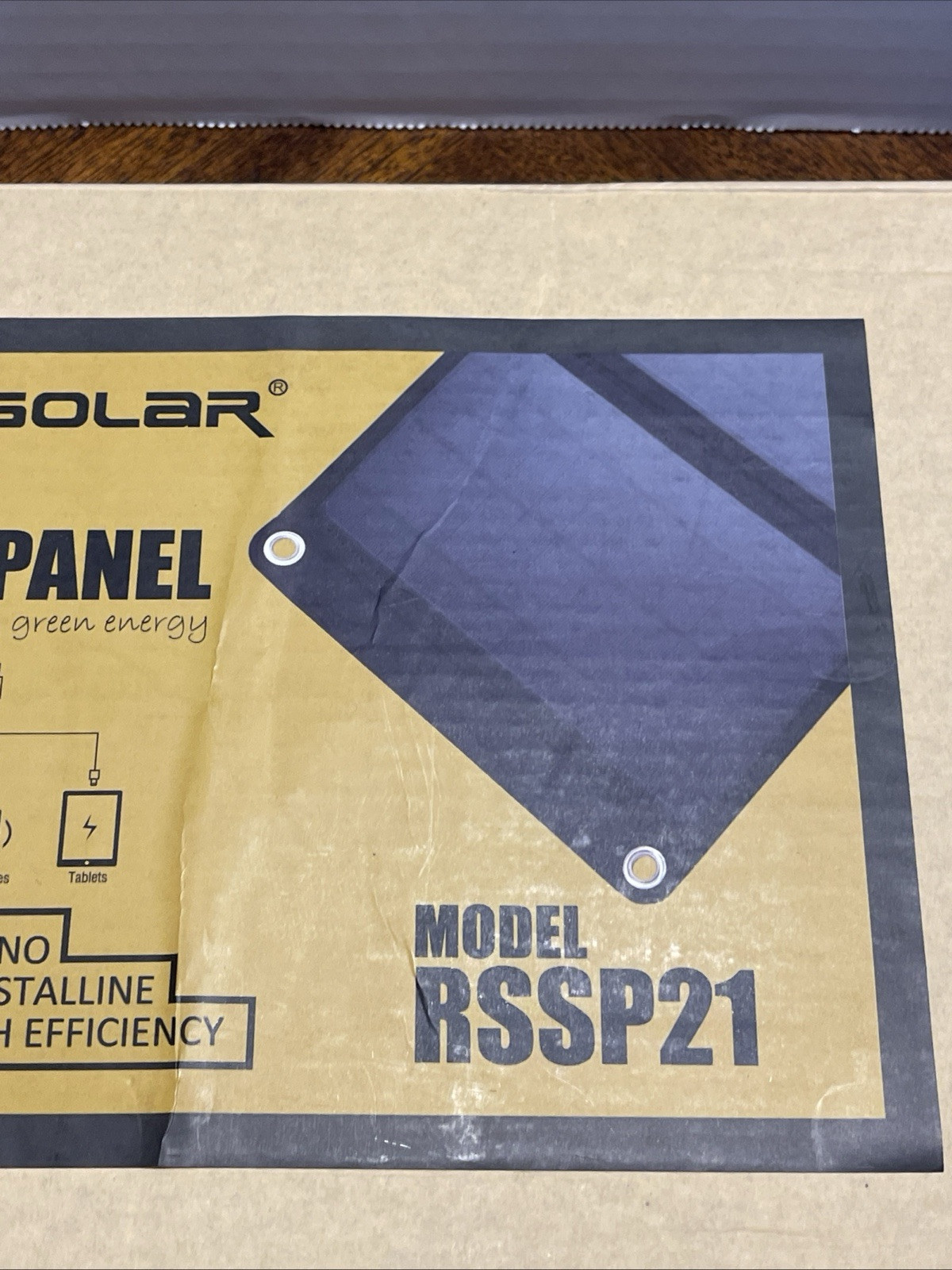 Rocksolar Foldable Solar Panel/ 21W Mono2Crystalline High Egfficiency M-RSSP21