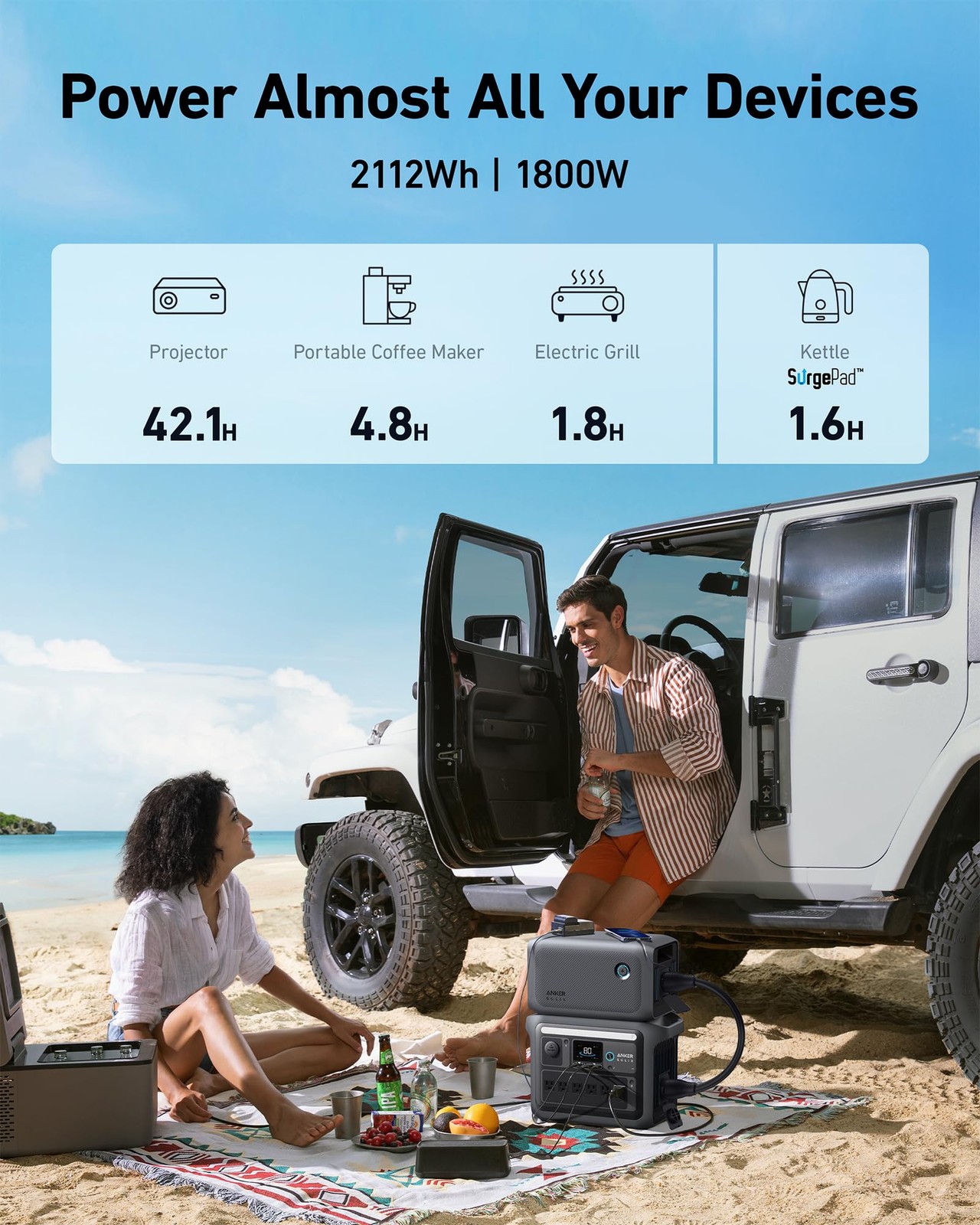 Anker SOLIX BP1000 Expansion Battery 1056Wh, LiFePO4 Batteries with 10Year Li…