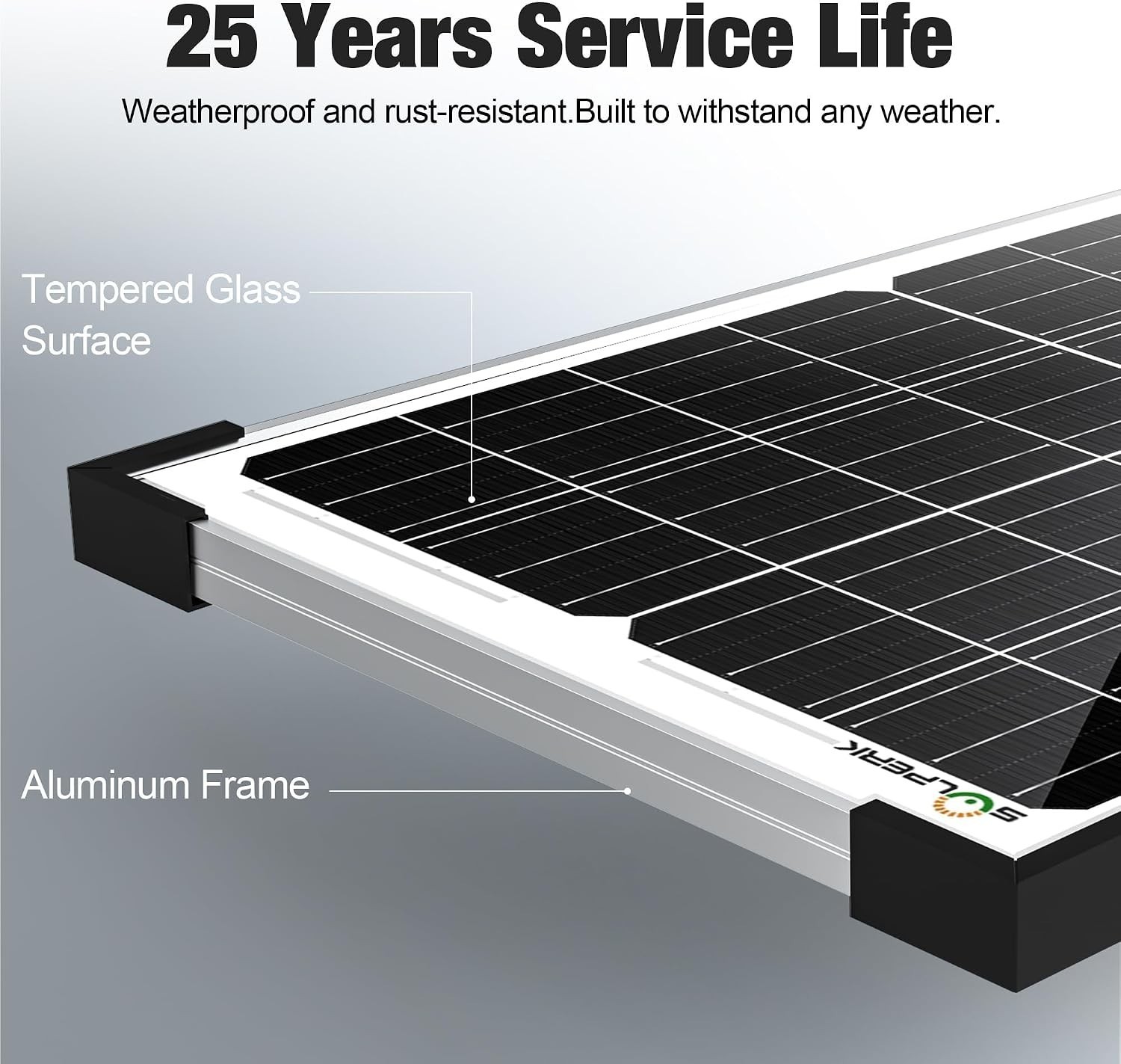 High Efficiency 15W Solar Charger with Adjustable Mount for Universal 12V Use
