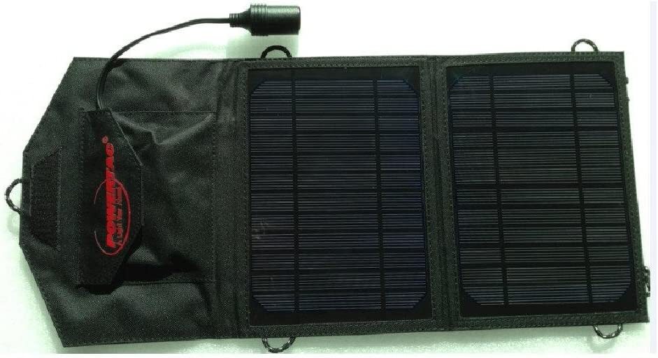 PowerTac SO-PA Folding 10W Solar Panel cigar plug phone small electronic charger