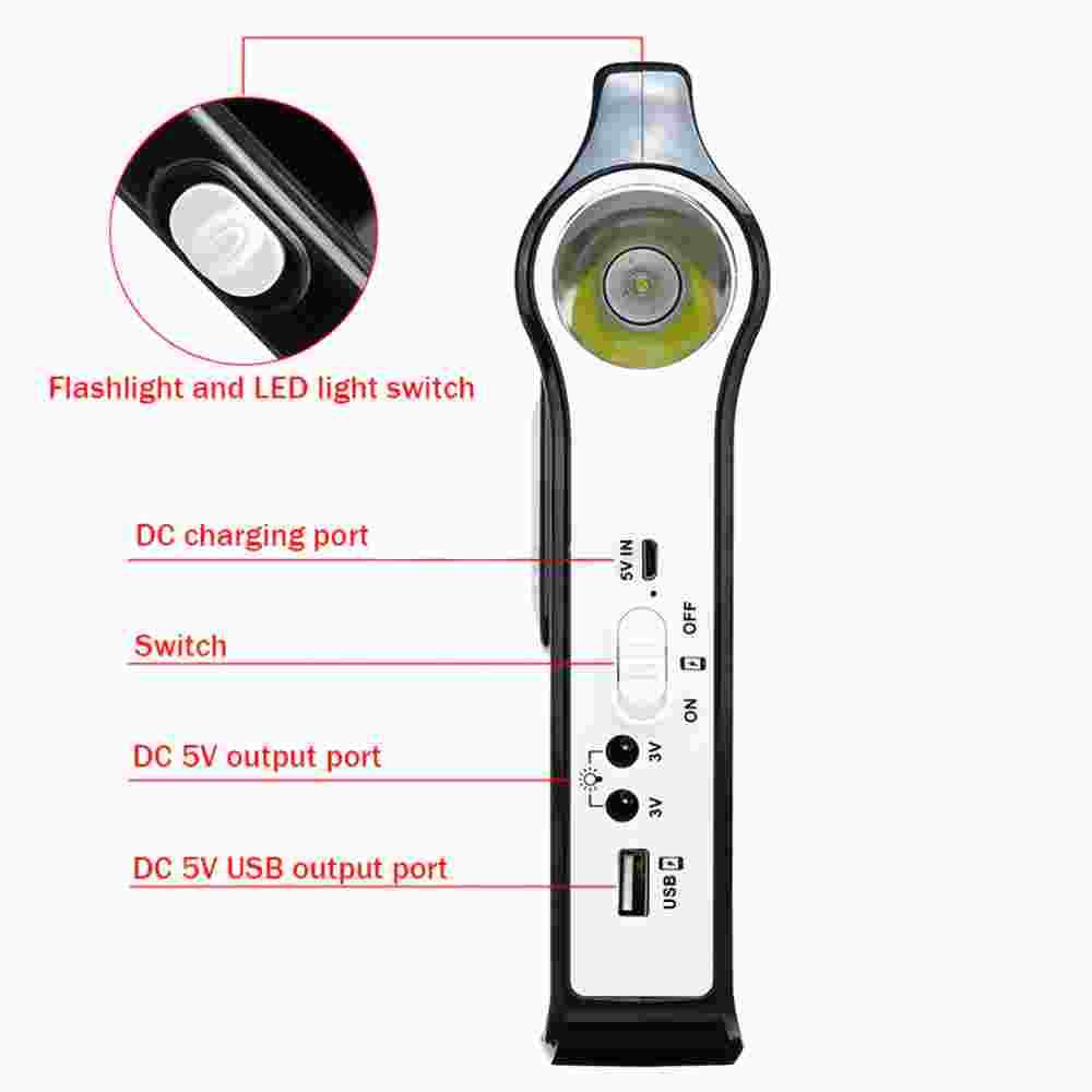 Portable Power Station Solar Generator Panel Power Bank Outlet Camping Emergency