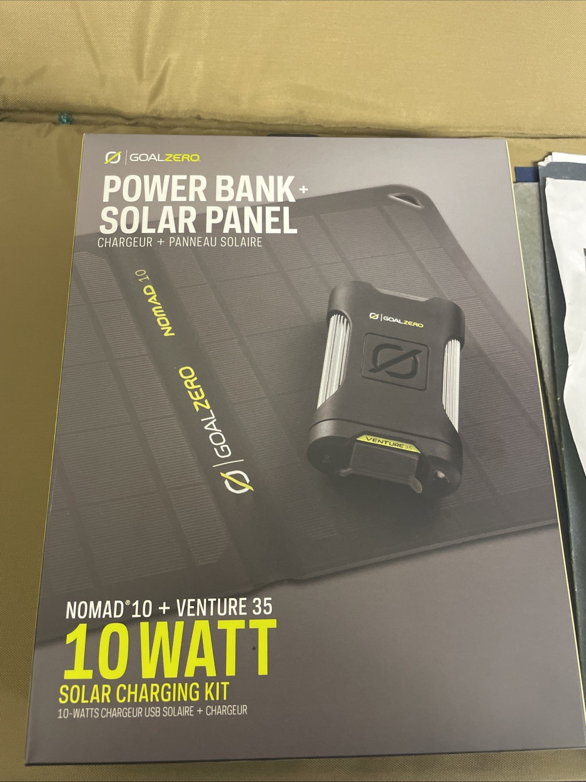 New Goal Zero Nomad battery pack & solar panel 10 Solar Panel/ Venture 35