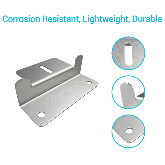 Renogy Solar Panel Mounts Z Brackets One Set for Mounting Solar Panel Flat Roof