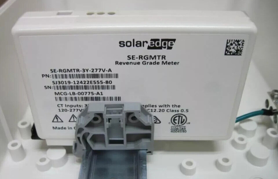 SolarEdge SE-MTR240-NN-S-S1 1Phase 240V Energy Meter W/ Modbus Nema 3R