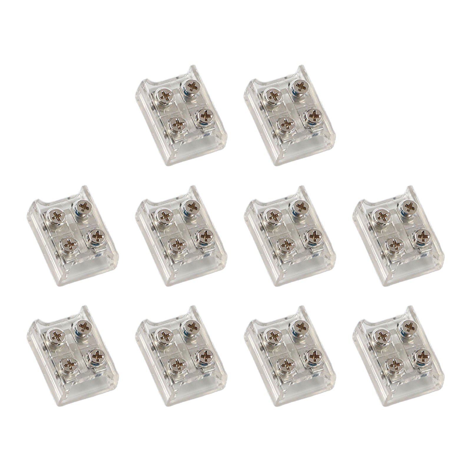 Simplified Setup with Ten Reliable Screw Type Connectors for Your LEDs