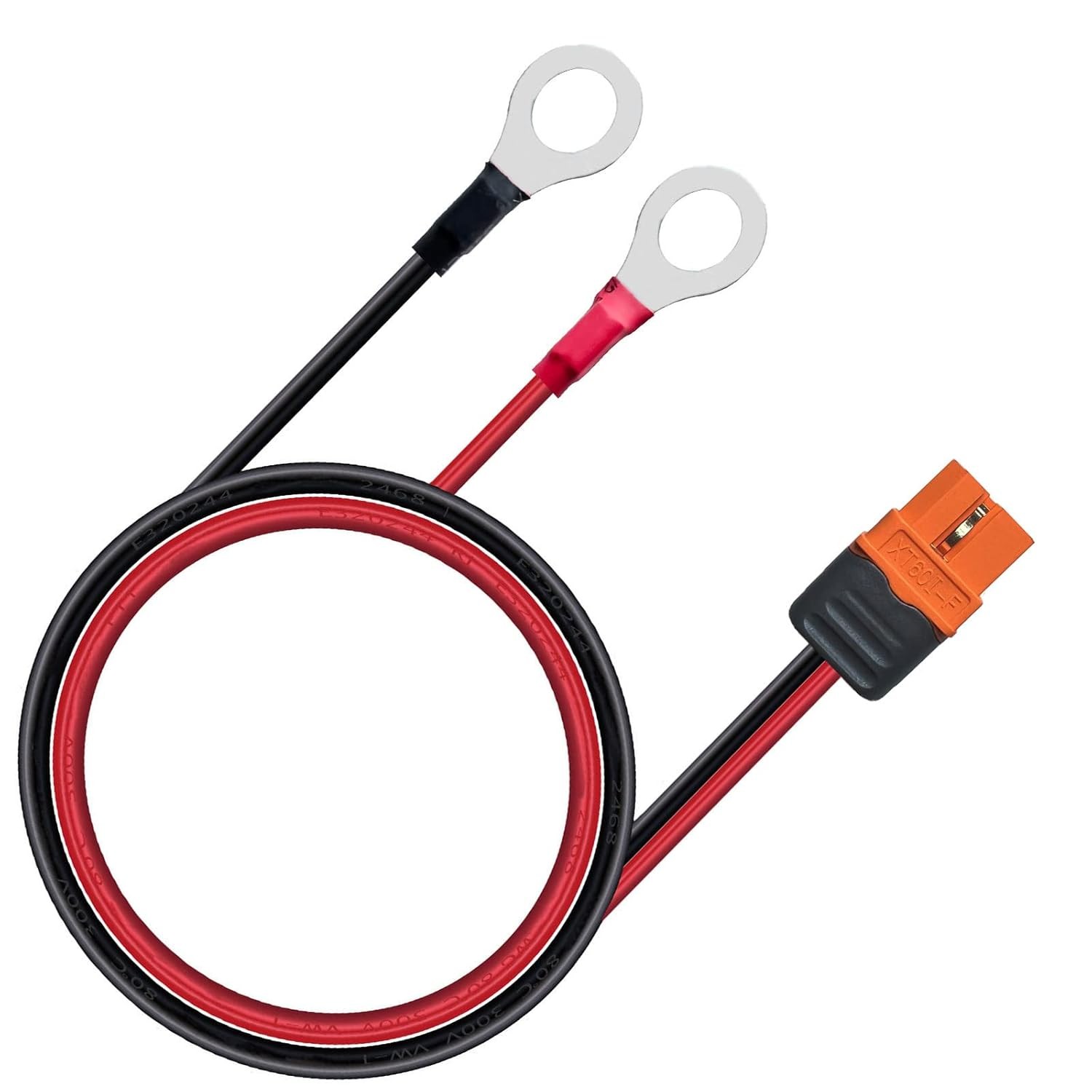 XT60i to O Ring Terminal Cable More Than 8A 12AWG Extension Cable XT60i Female