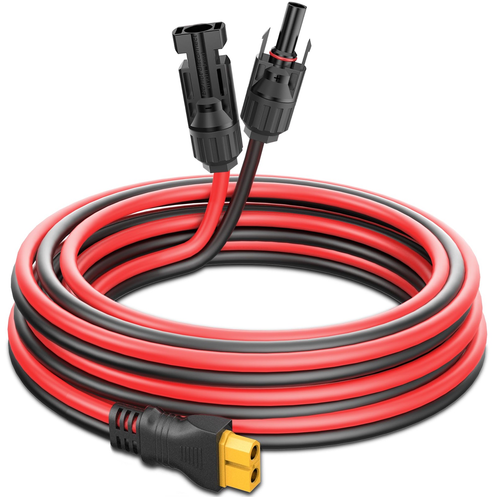 Solar to XT60 Extension Wire (12AWG 3ft) for Ecoflow Generator and Portable P
