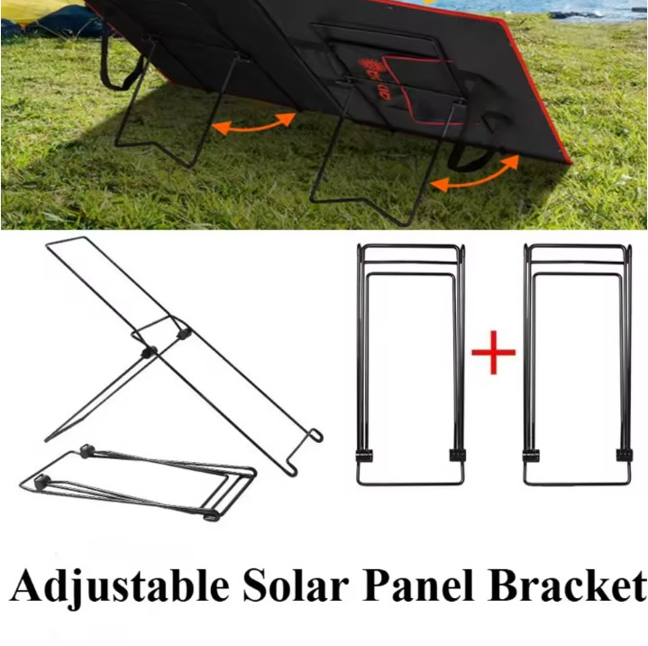 2-8 PCS Solar Panel Stand Mounting Rack Bracket Holder Carbon Steel Adjustable