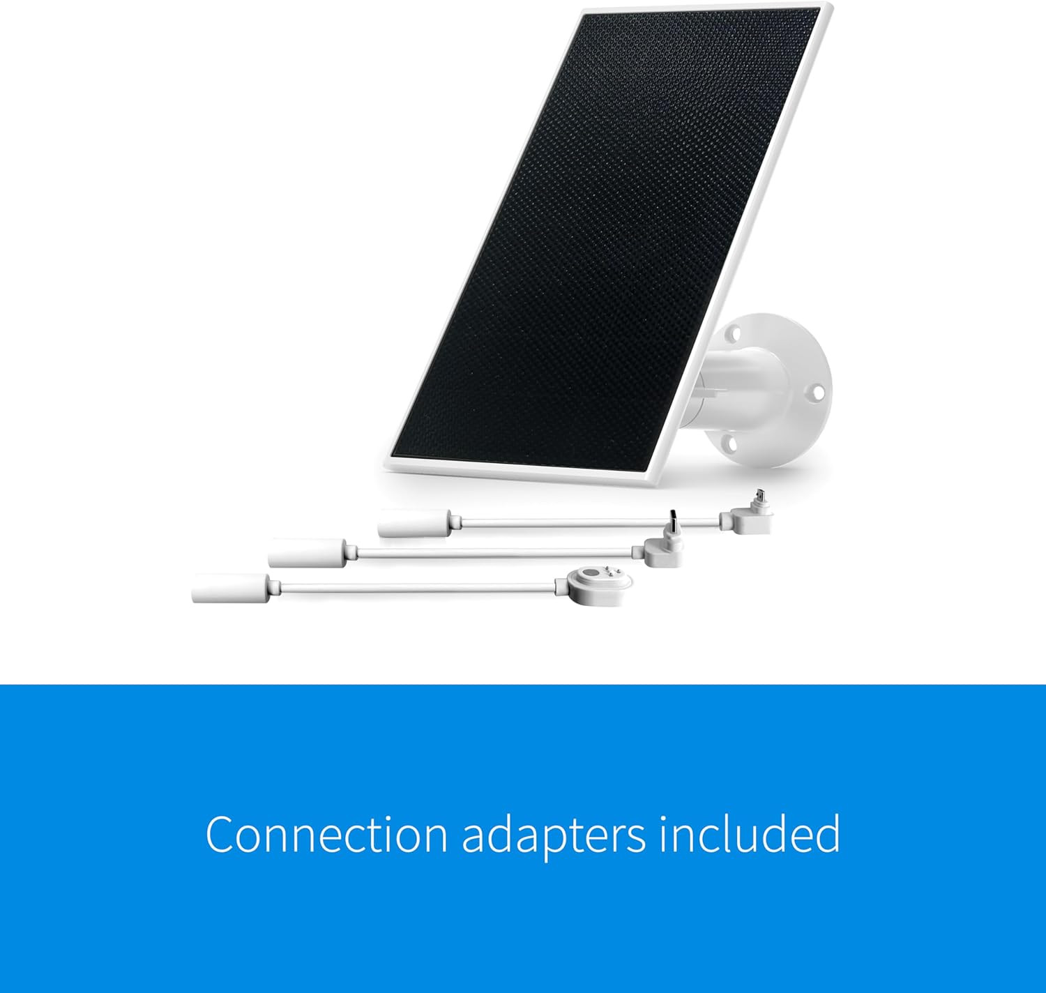 Arlo Solar Panel Charger (White), Arlo Certified Accessory, Weather Resistant, E