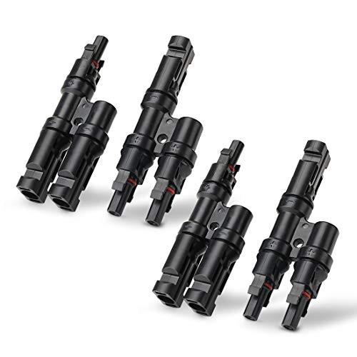 Solar Branch Connectors Y Connector for Parallel Connection 2 Pairs MMF+FFM