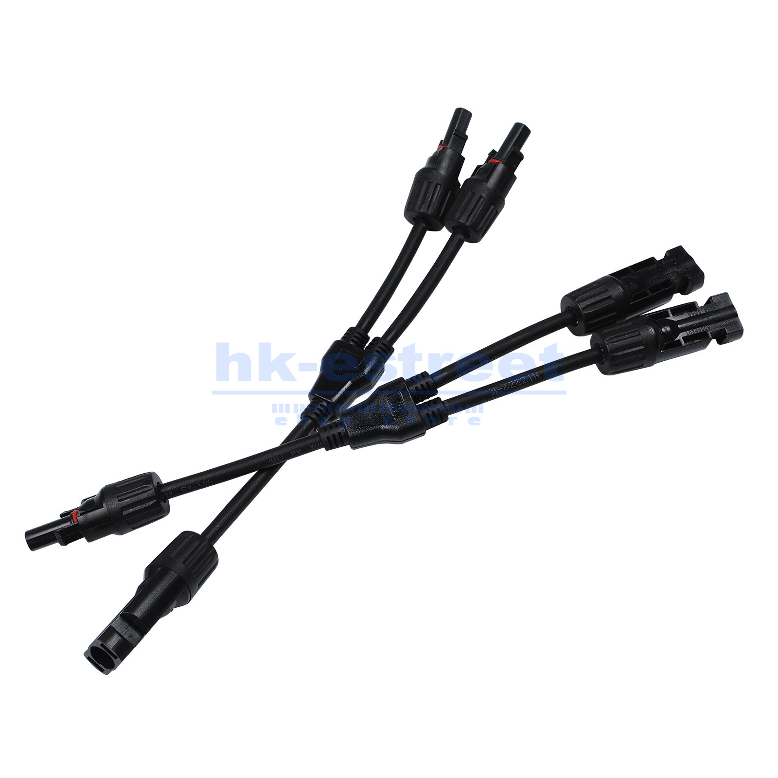 Solar Panel Y Branch Cable Connection Waterproof Adapter Connector Extension