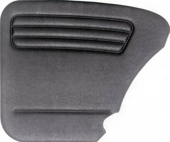 4-Piece Universal Door Panel Kit, Type 1 & S/B 65-77, Black (Exc. Conv.)