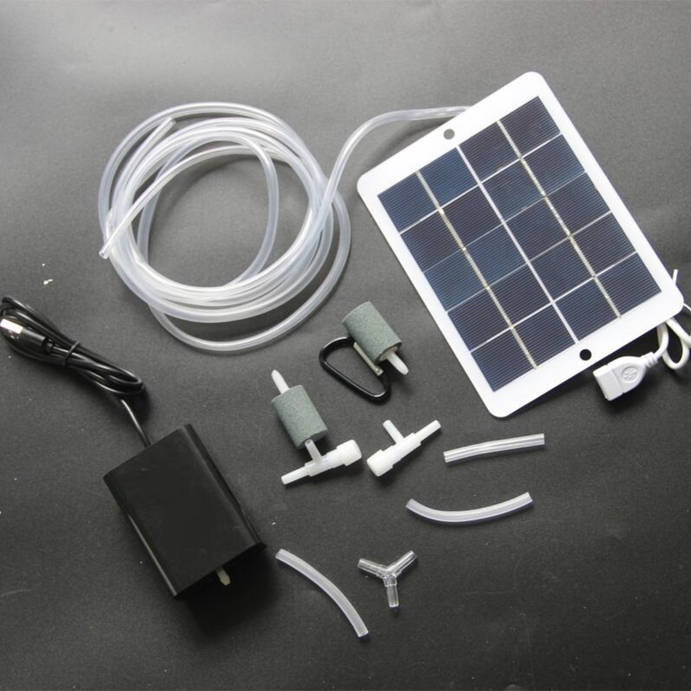 Outdoor Power Solution Aquarium Pump Fish Tank Oxygenator Automatic Activation