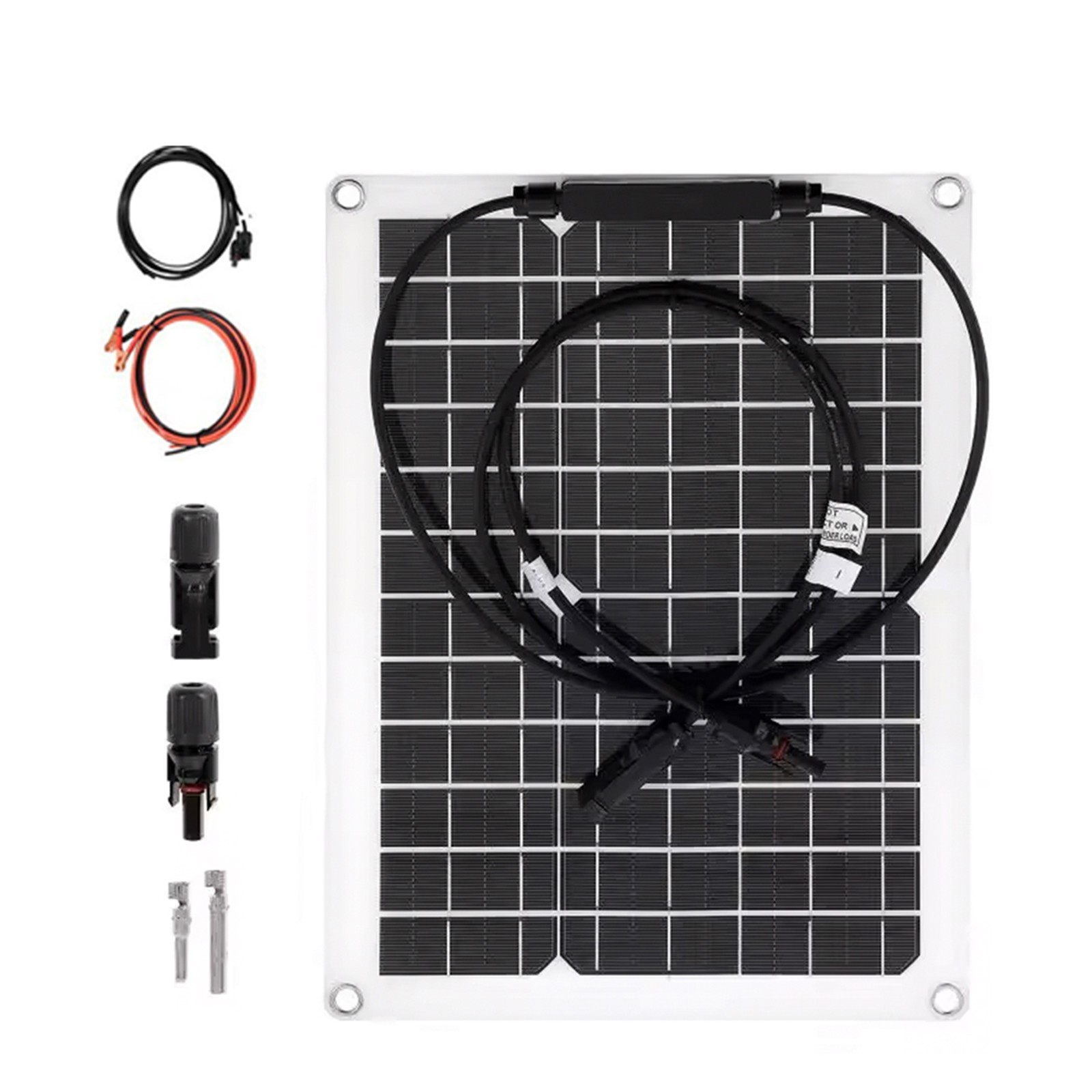 300W 12V Semi-Flexible Solar Panel Bendable Thin Film Monocrystalline Waterproof