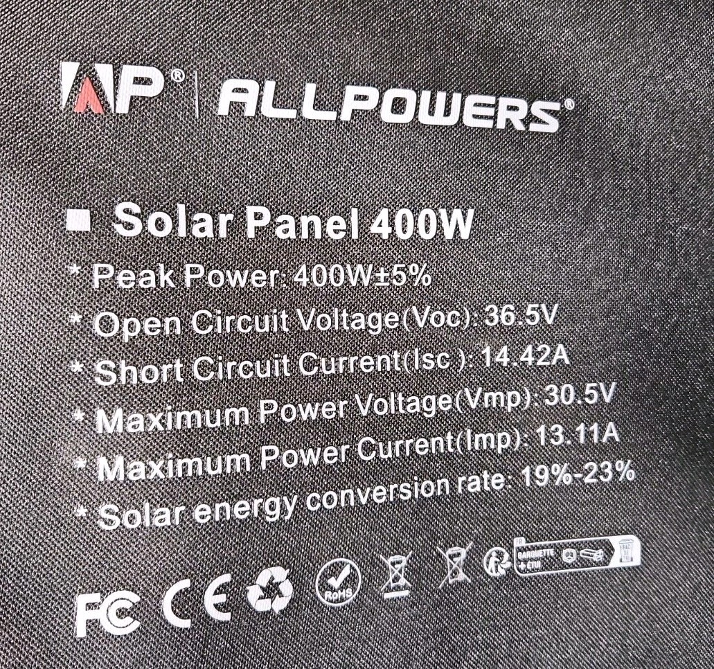 All Powers R4000 Portable Power Station + AP-SP-037 Solar Panels – PICKUP ONLY