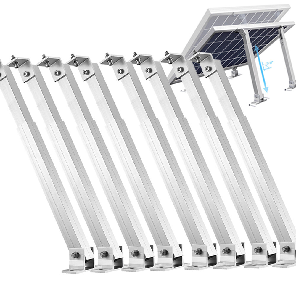 39-69cm Solar Panel Ground Mount Bracket Roof Surface Adjustable Frame 2-8 PCS