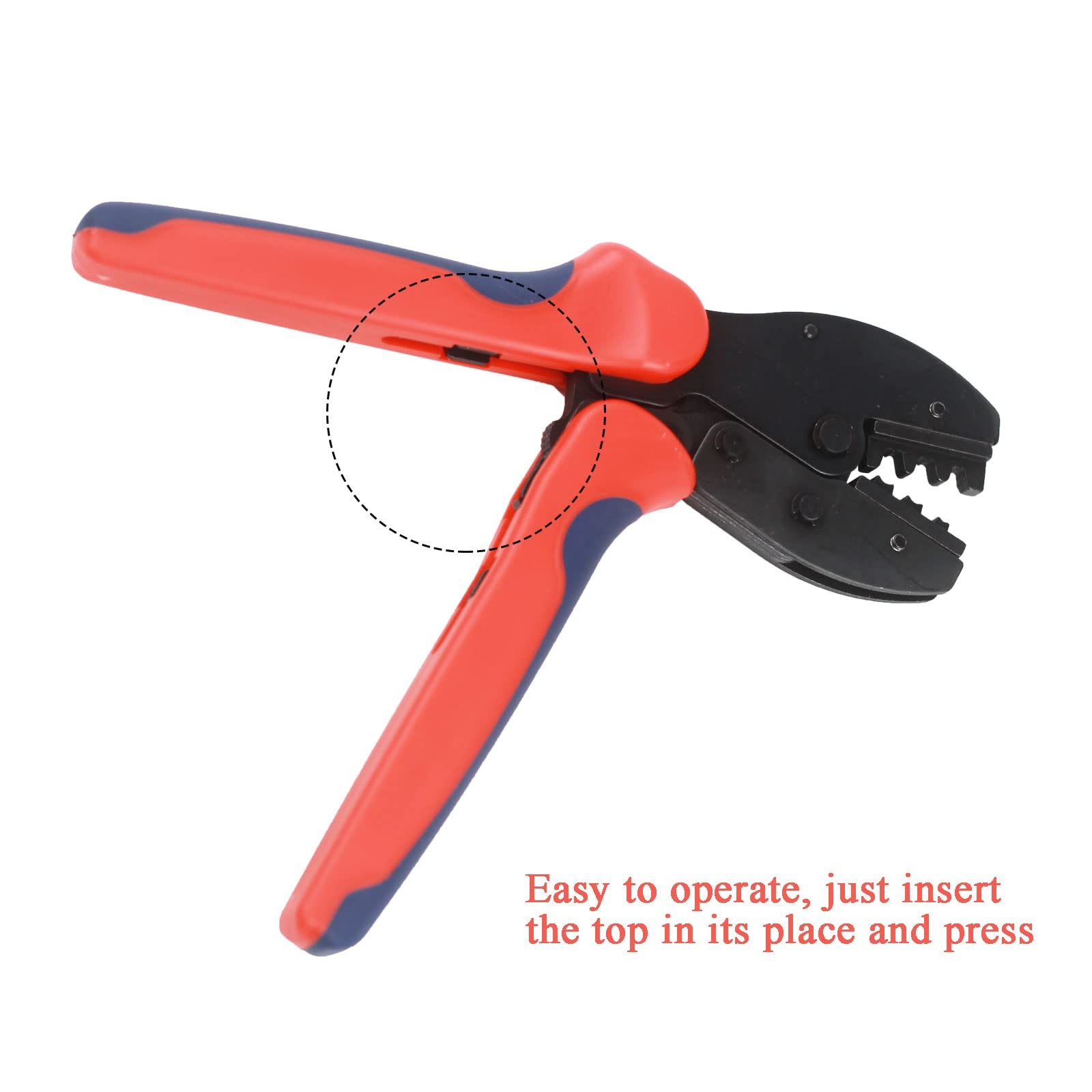 Solar Crimping Tool Kit LY-2546B Crimping Pliers with Male Female Solar Cable…