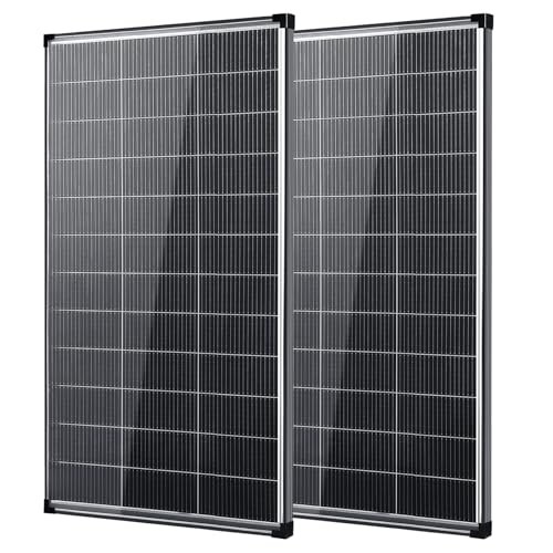 400 watt Solar Panel,2pcs 200W Bifacial Solar Panel 18V 18BB N Bifacial 200W*2