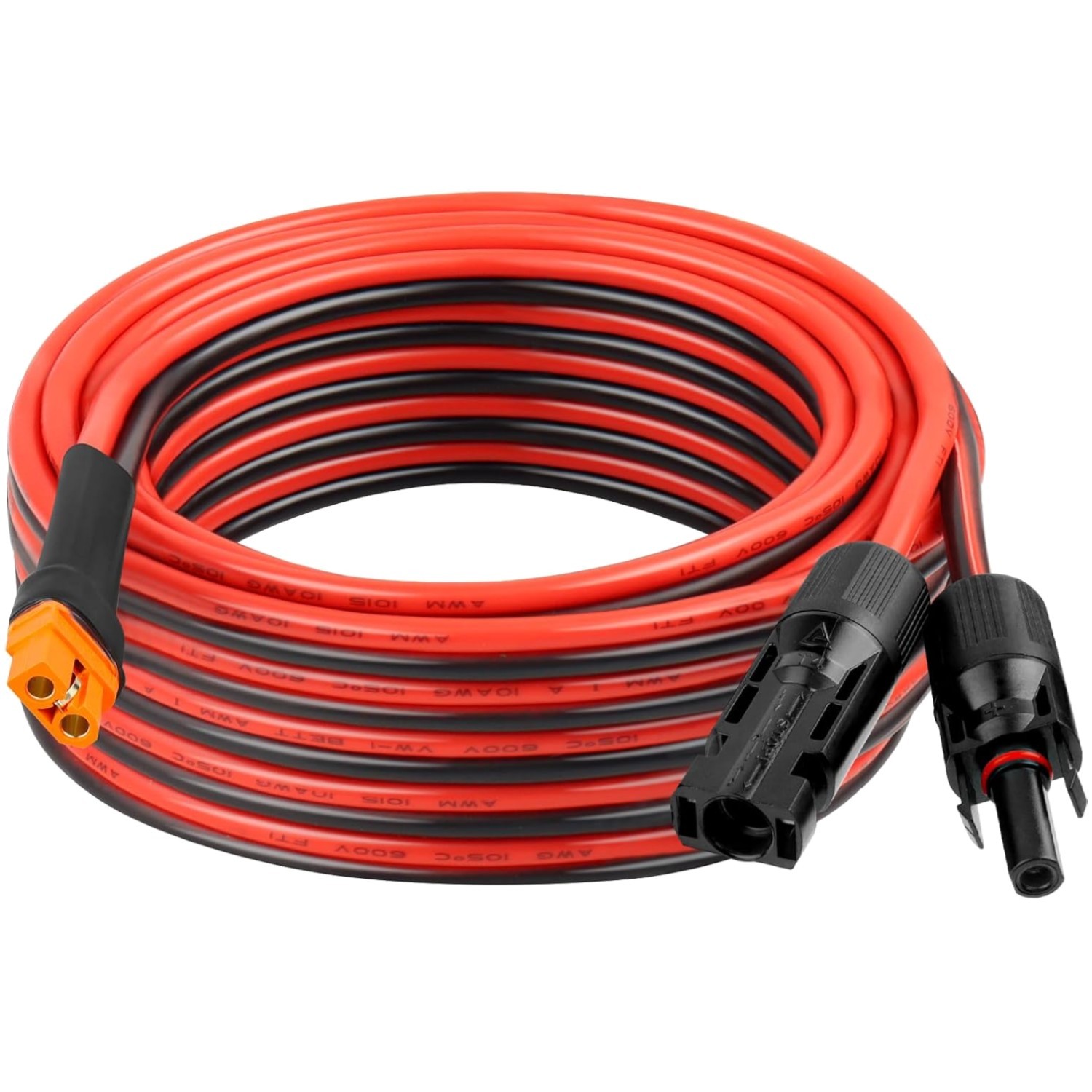 XT60i Solar Cable Adapter 30FT – Tinned Copper Wire