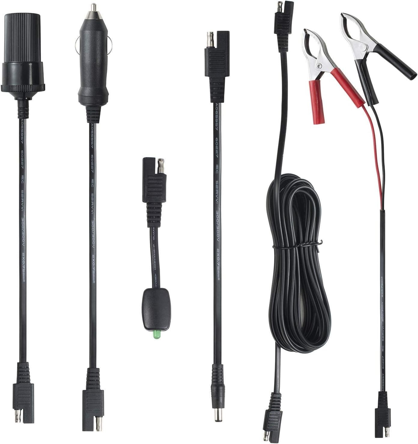 16FT Adapter SAE Connectors Quick Connect with Battery Clamps For 12V Trickle…