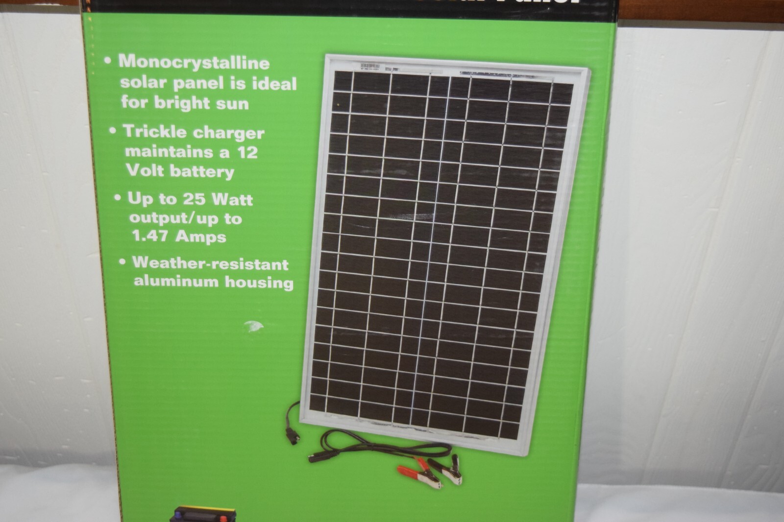 Nature Power Monocrystalline Solar Panel, 25 Watts, Model# 15025 – Brand New!