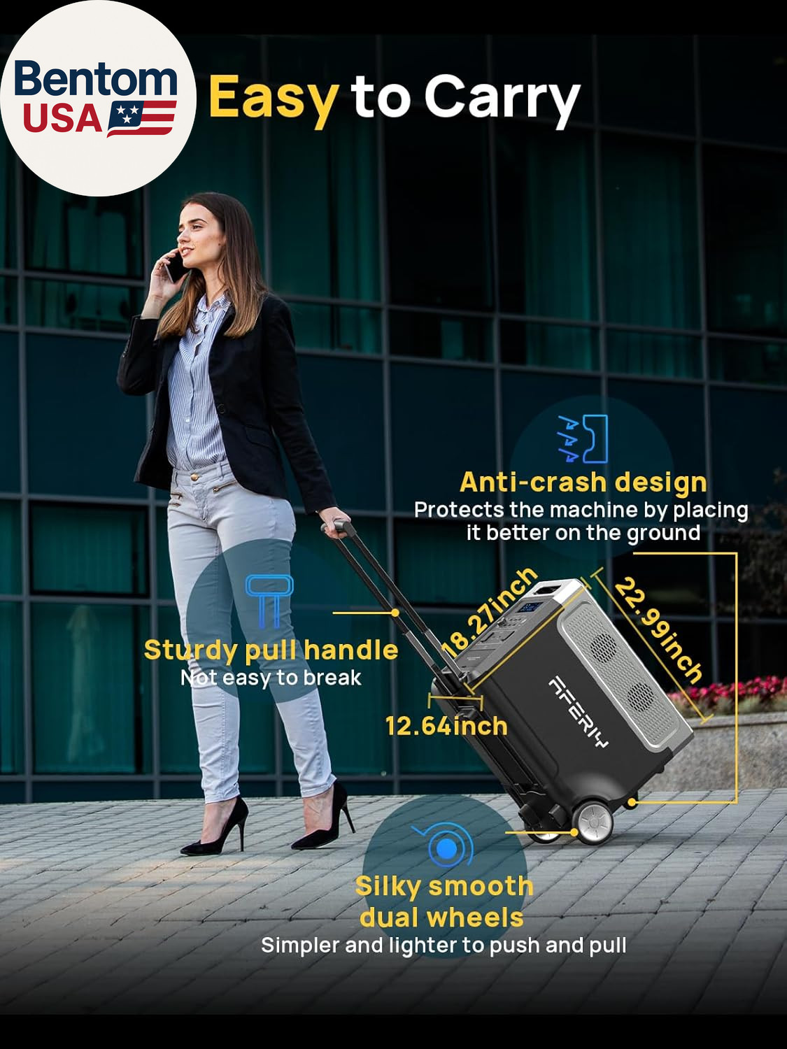 3840Wh Portable Power Station,120V AC Outlets X 5,2.5H Fast Charge,3600W Lifepo4
