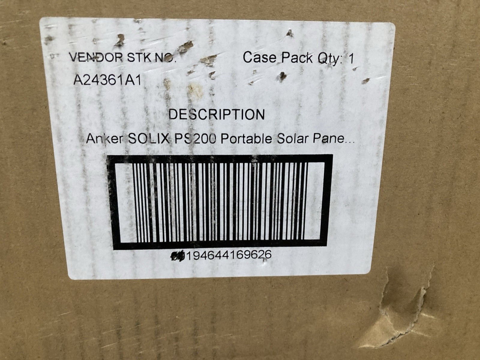 Anker SOLIX PS200 Portable Solar Pane, 200W Foldable, IP67 Waterproof
