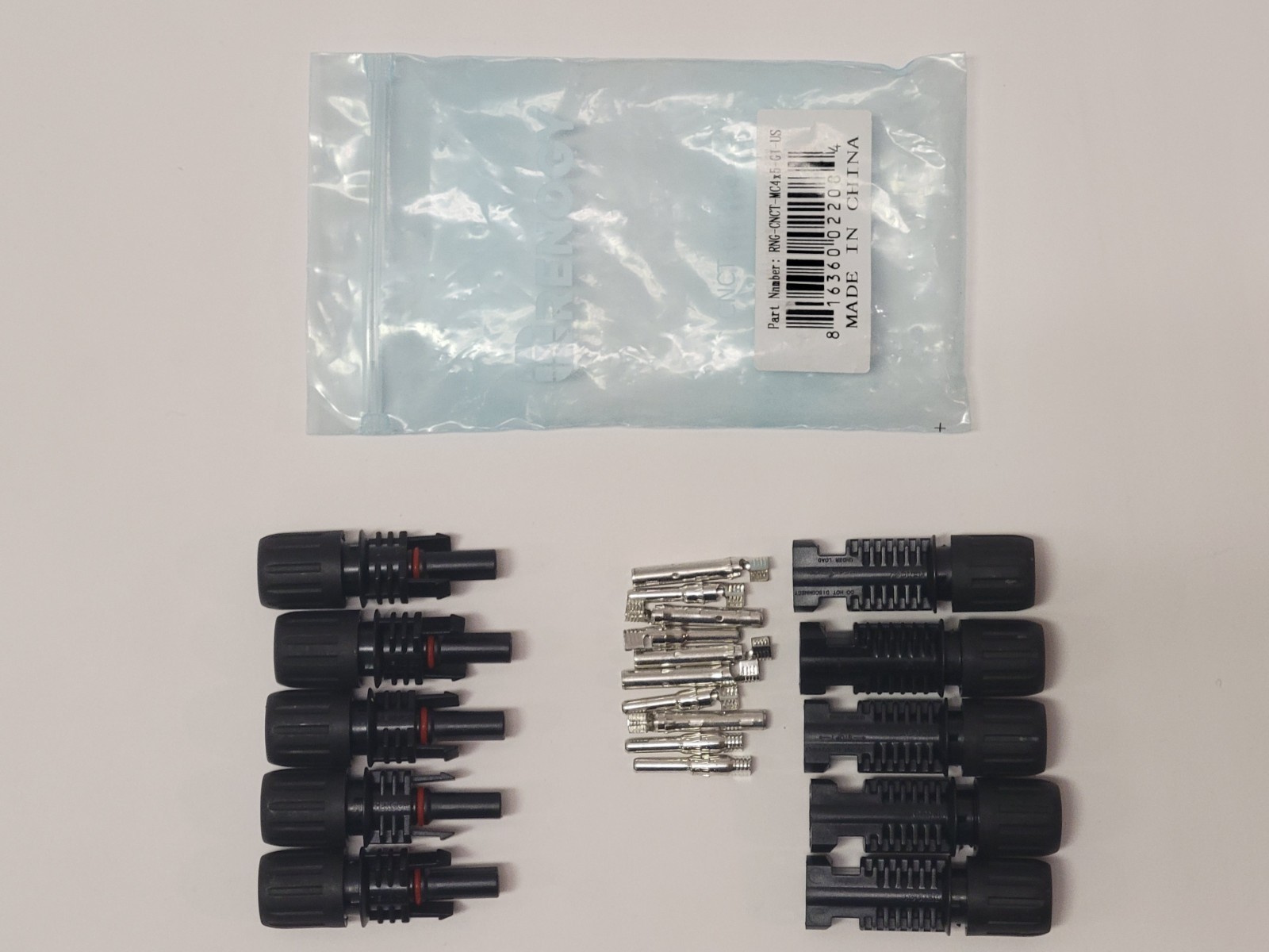 Renogy MC4 Connectors (5 pairs per bag)