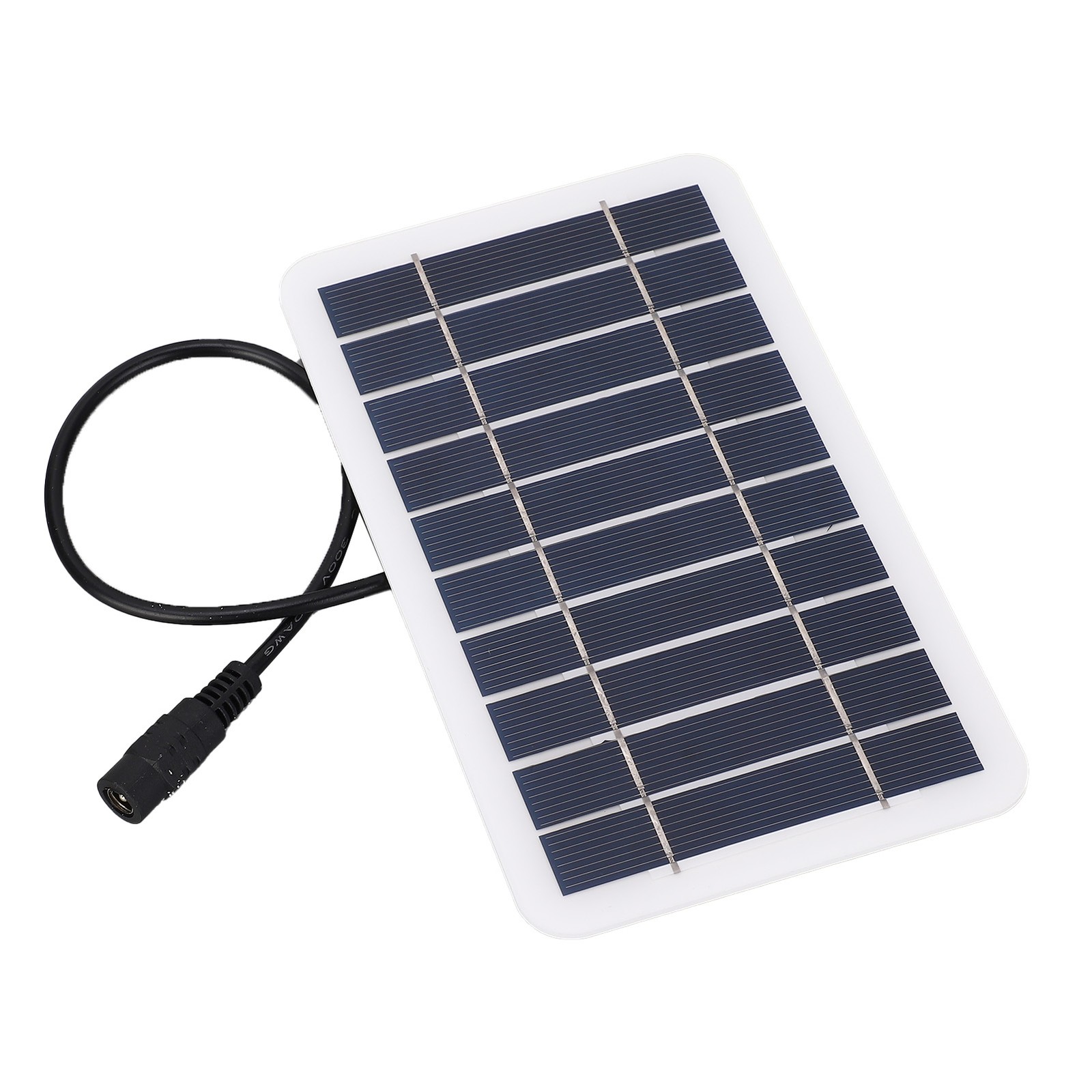 2W 5V Small Solar Panel Monocrystalline DC5521 Output Waterproof Dustproof PFWM
