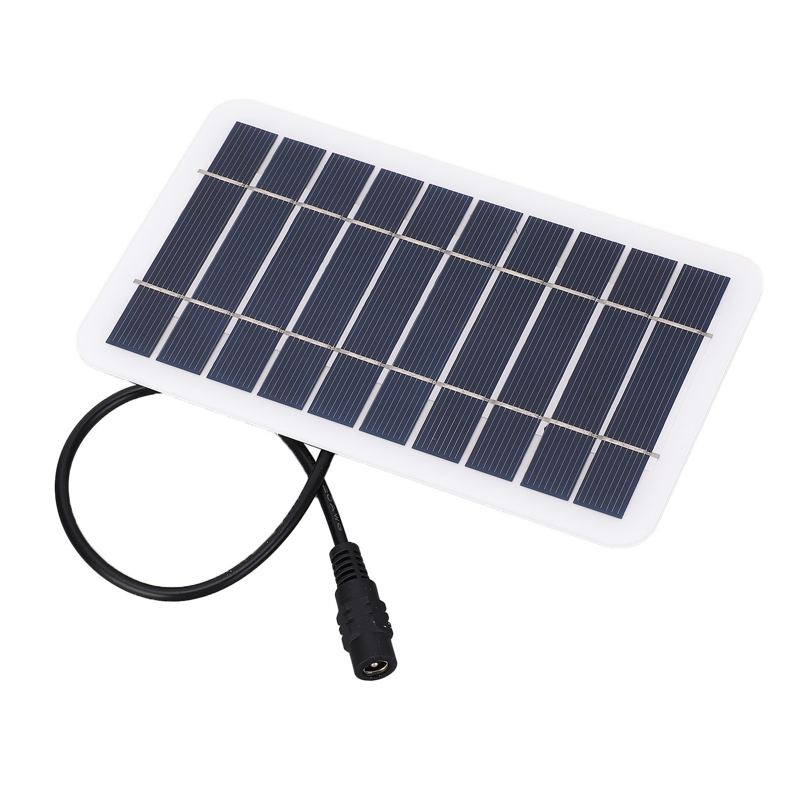 2W 5V Small Solar Panel Monocrystalline DC5521 Output Waterproof Dustproof PFWM