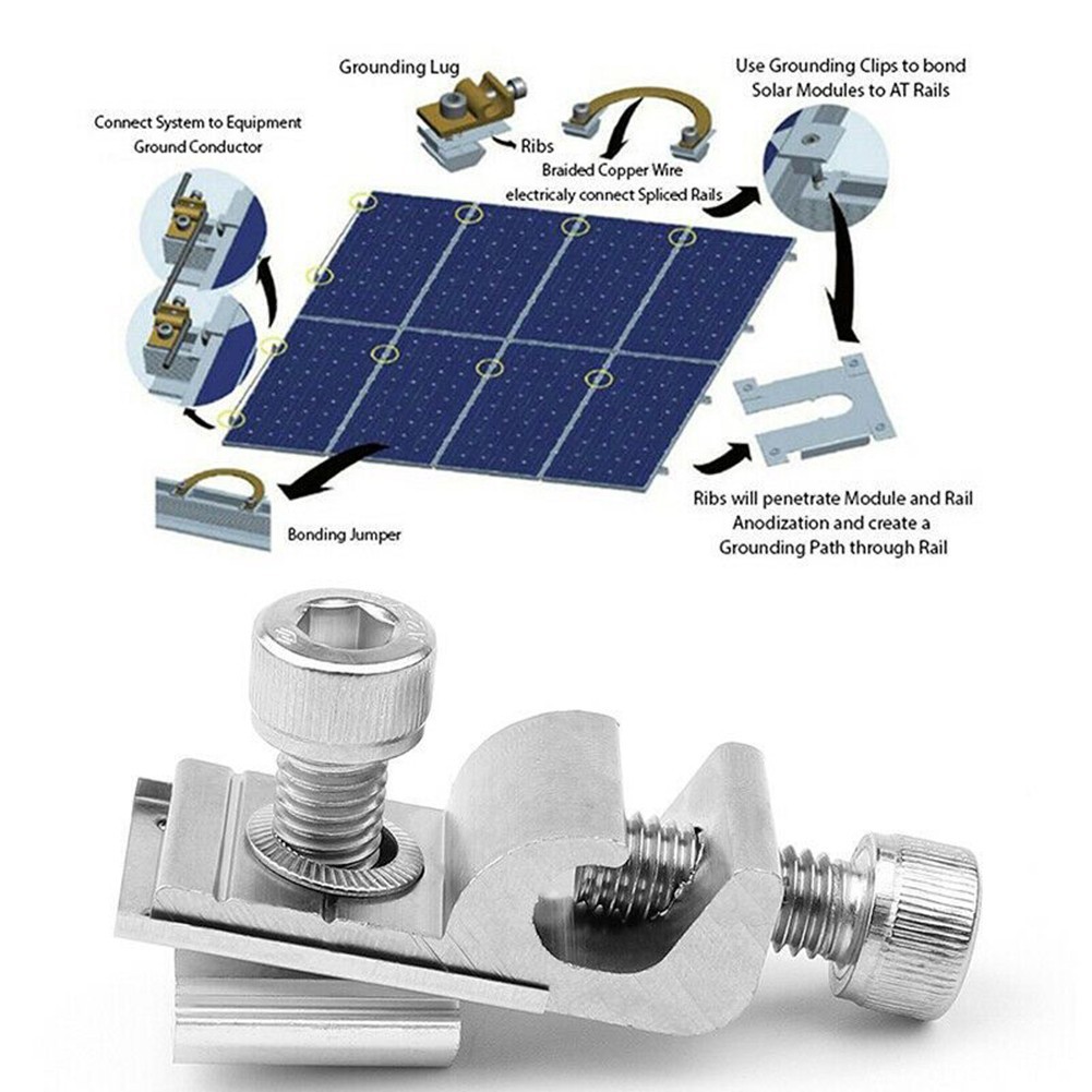 Solar Panel Mounting Bracket Accessories Aluminum Solar Mounting System