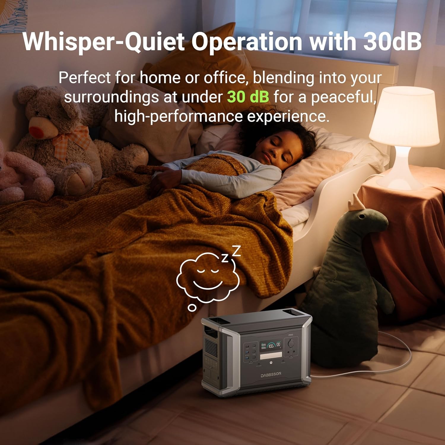 🔥Dabbsson 1382Wh Power Station, 2400W Solar Generator for Home Backup Outdoor🔥