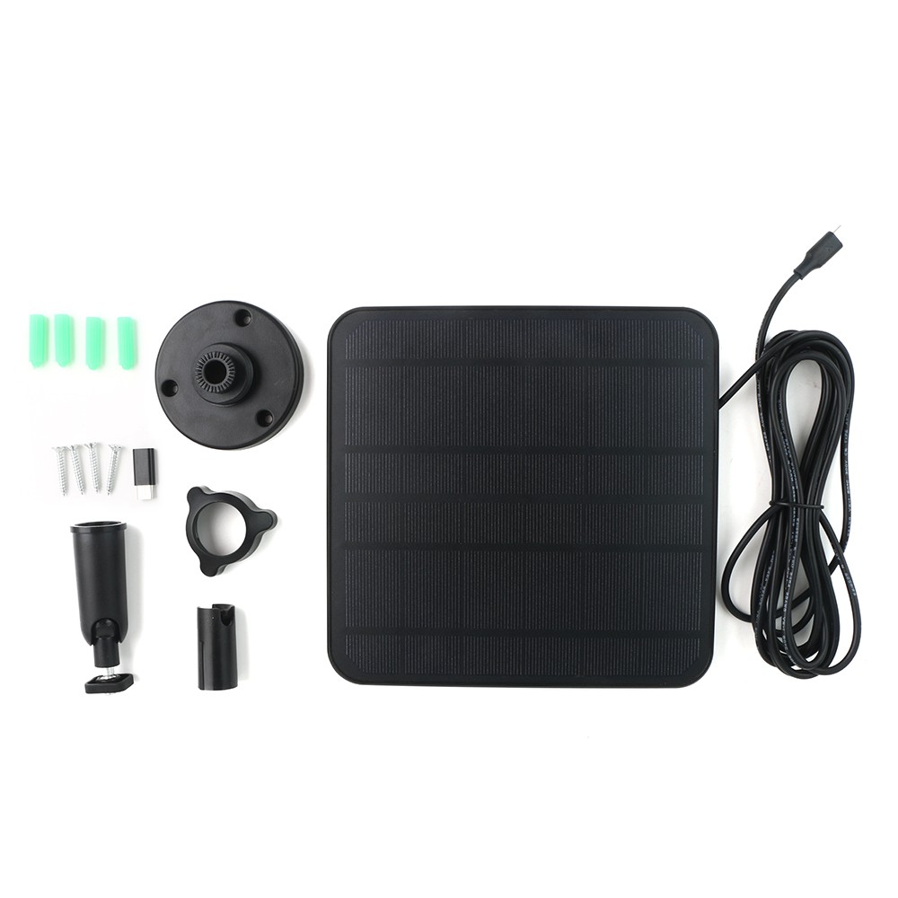 10ft Charging Cable 4W 5V Solar Panel Charger for Ring Video Doorbell 2/3/3+/4