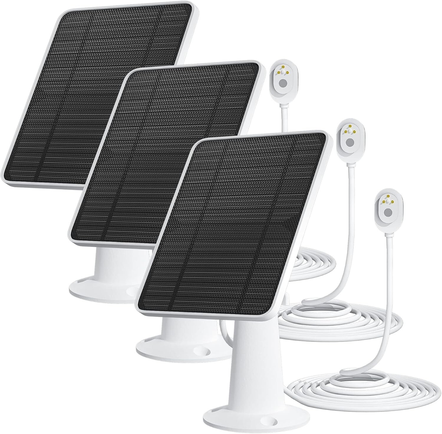 Durable Solar Charger for Arlo Ultra/Pro Series – 3-Pack with Magnetic Connector