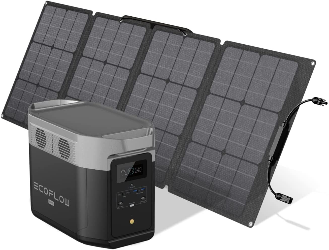 EF ECOFLOW Delta Max (1600) Solar Generator 1612Wh With 110W Solar Panel