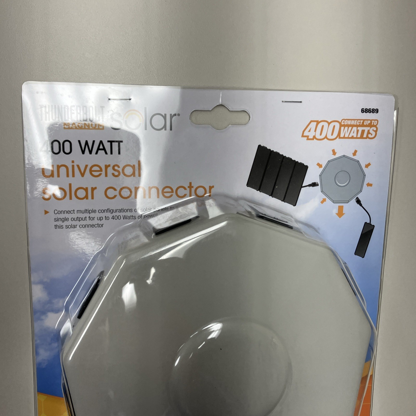 Thunderbolt Magnum 68689 Universal Solar Connector 8 Panel 400W Output Free Ship