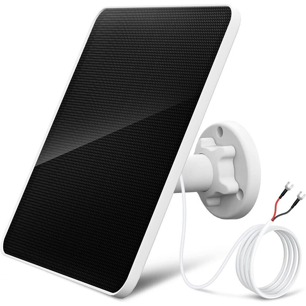 10ft Charging Cable 4W 5V Solar Panel Charger for Ring Video Doorbell 2/3/3+/4