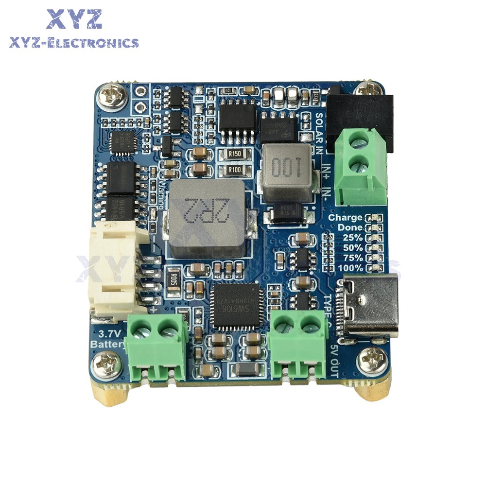 6-24V Solar Panel Power Management Module 5V 3A Supports MPPT, PD QC FCP SFCP