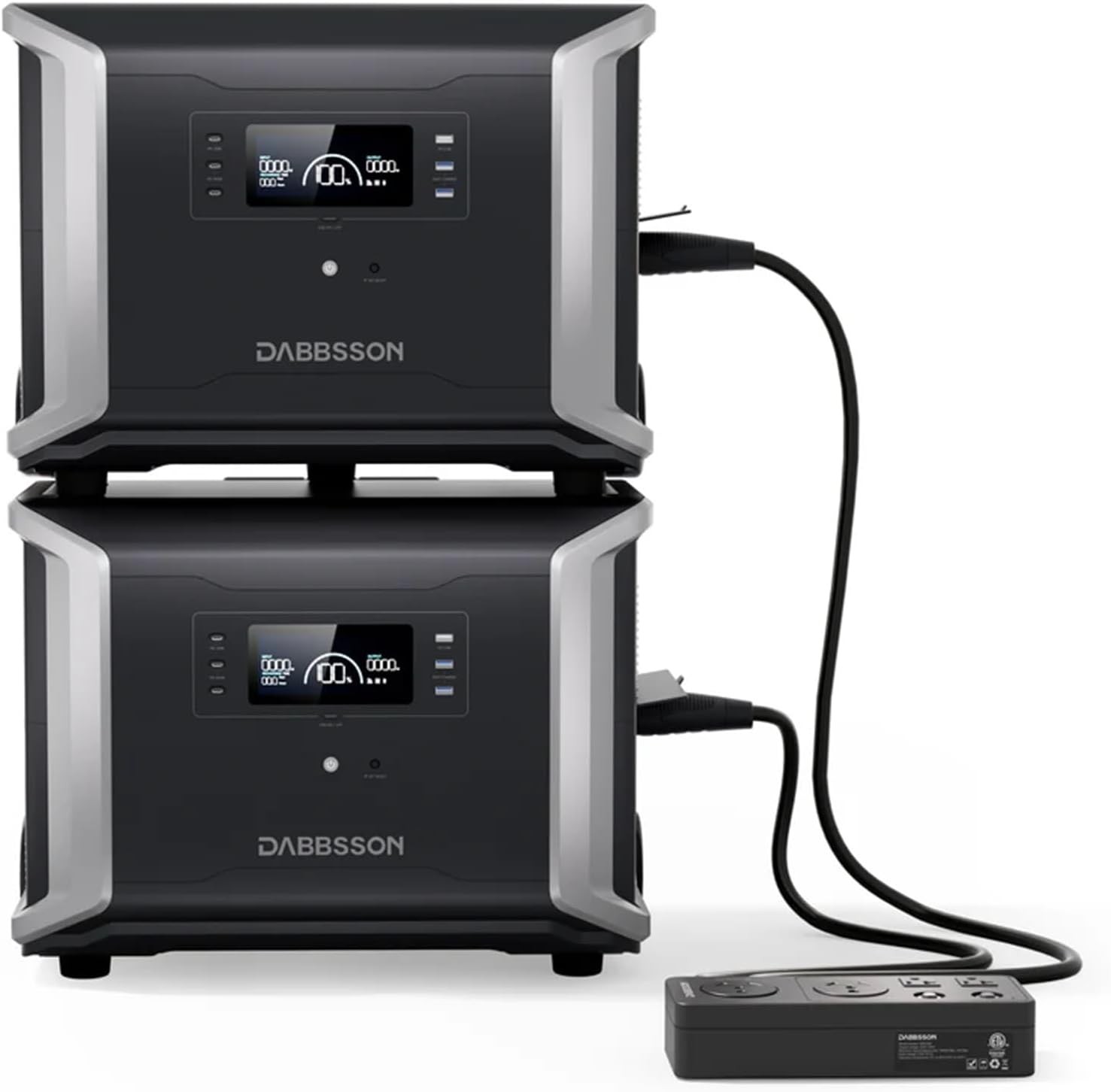 Dabbsson 6860Wh 7000W Power Station Solar Generator LFP Battery for Home backup