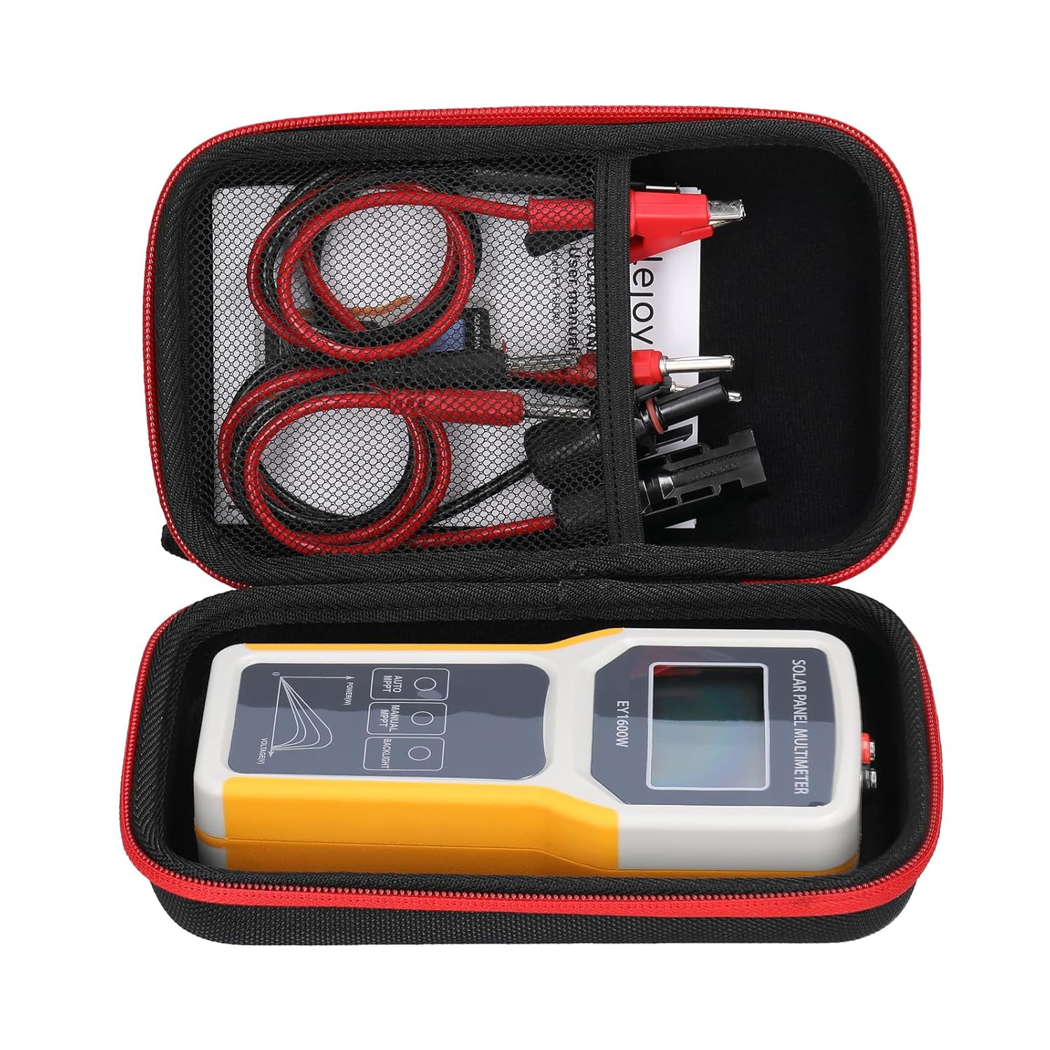Solar DC/AC Power Meter Solar Panel Tester 1600W Photovoltaic Panel Multimeter M