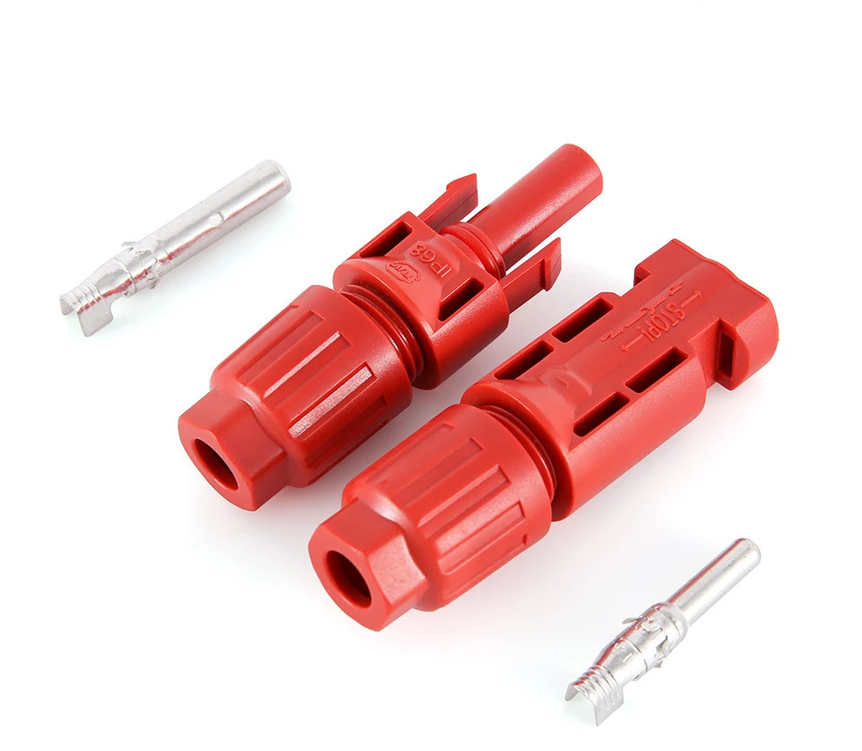 1 Pair PV Connector TUV Approved 1000V DC 35A Male Female For 2.5–6mm² Cable