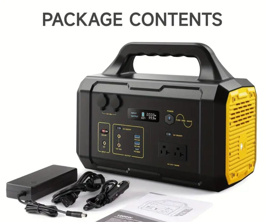 1000W Power Station Bank Emergency Power Station When you Really need it now!