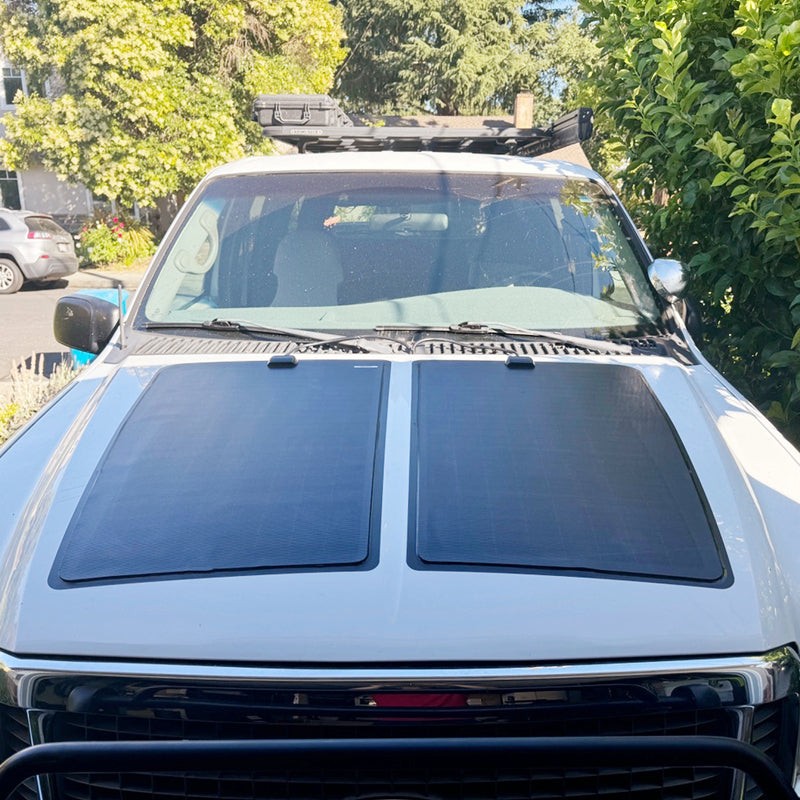 Keep Lensun 140W 12V Hood/Bonnet Flexible Solar Panel for Ford Excursion Good