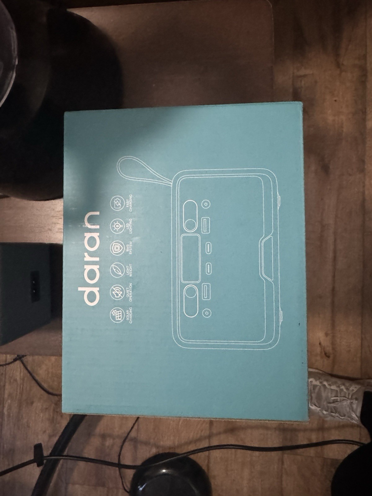 Portable Power Station 89.6Wh LiFePO4 Solar Generator 100W AC Outlet Power Bank