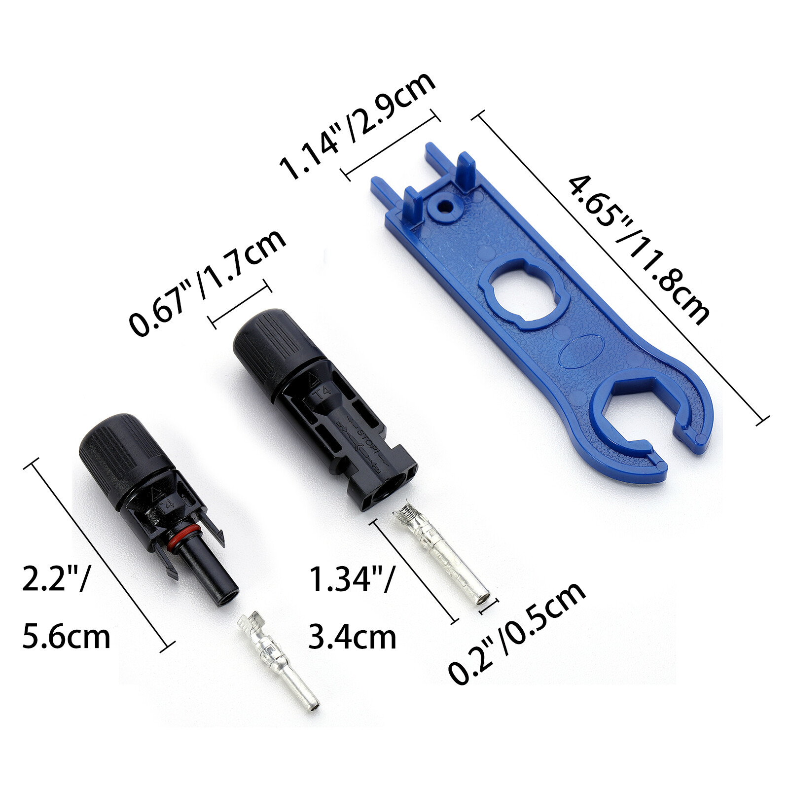 1~20 X Solar Pannel Cable Connector Waterproof Male Female Wire Joiners