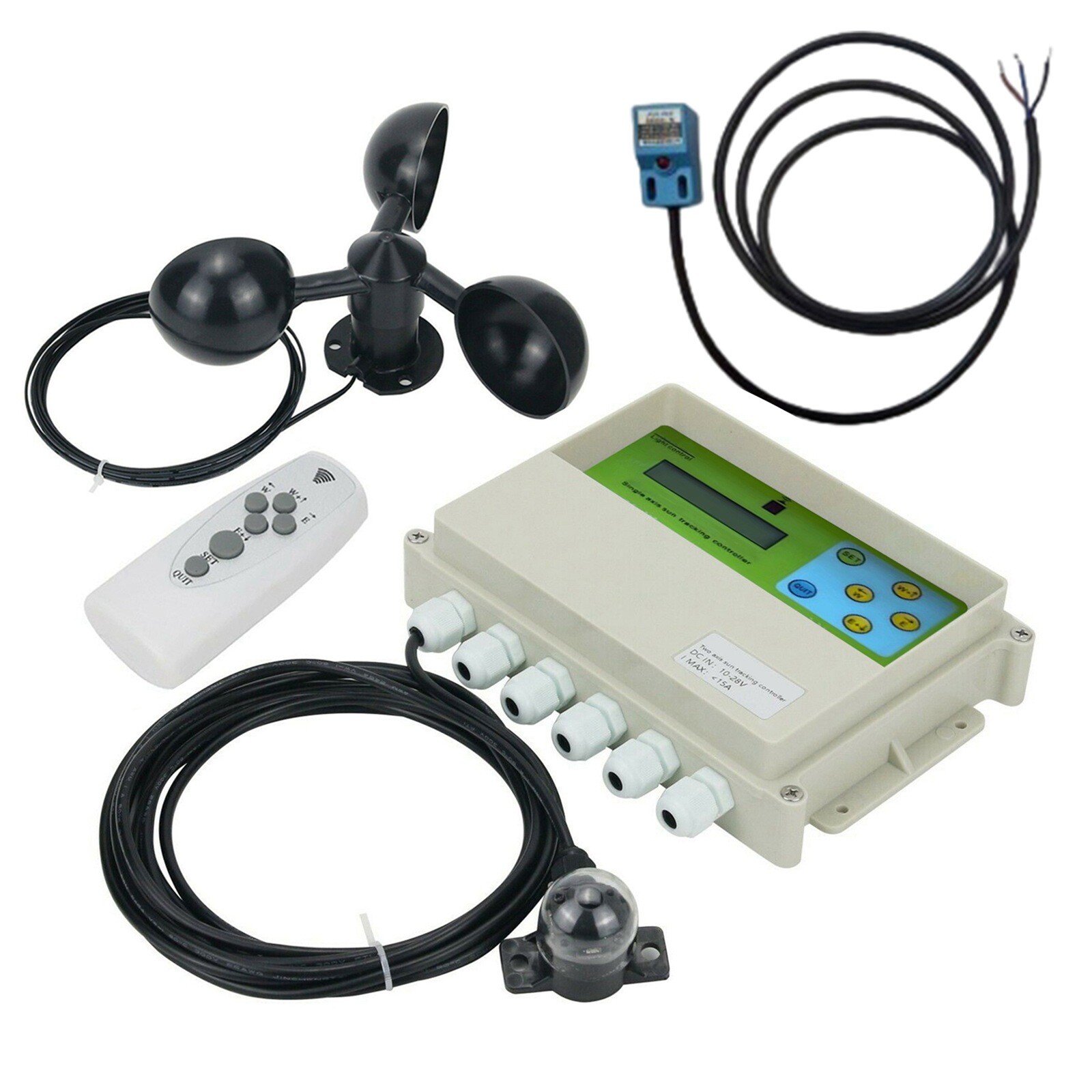 LCD Single Axis Automatic Solar Tracking Remote Control Solar Tracker Controller
