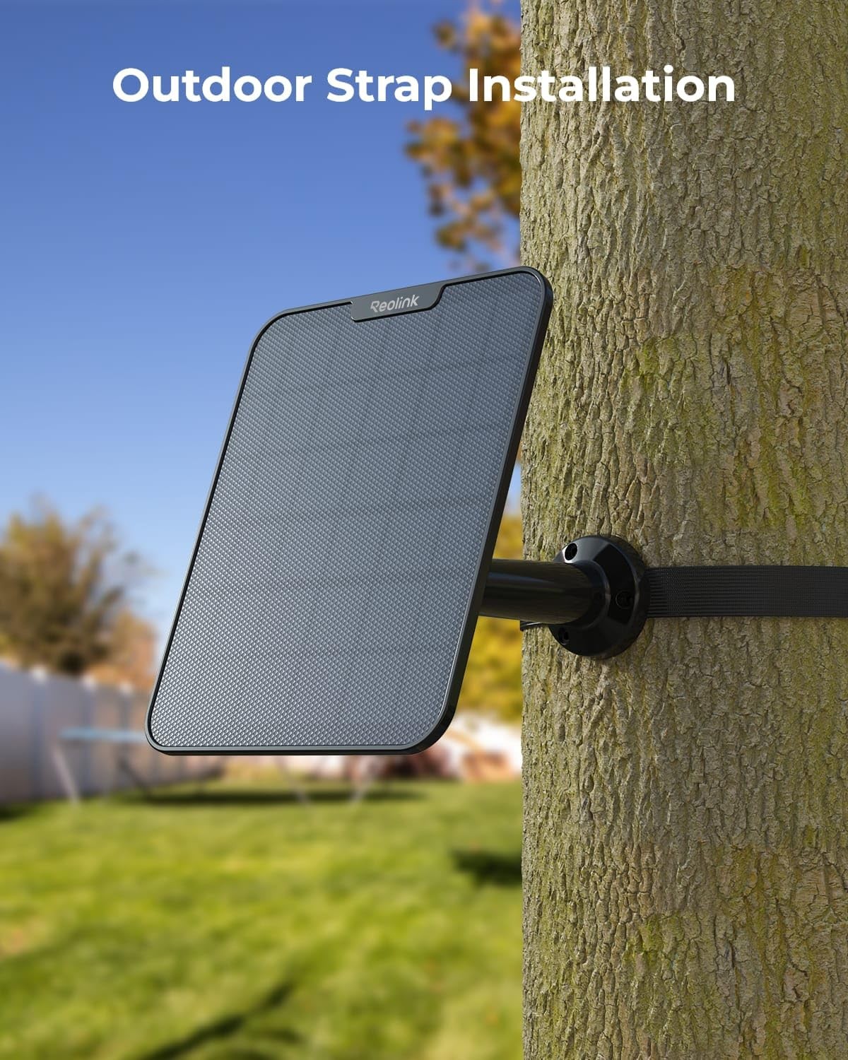 6W Solar Panel Black, Non-Stop Solar Power Supply for All Wireless Battery Ou…
